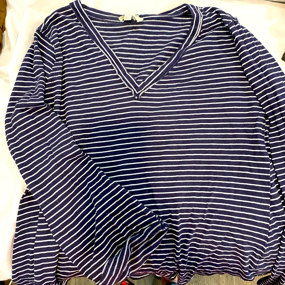 Flared sleeve top